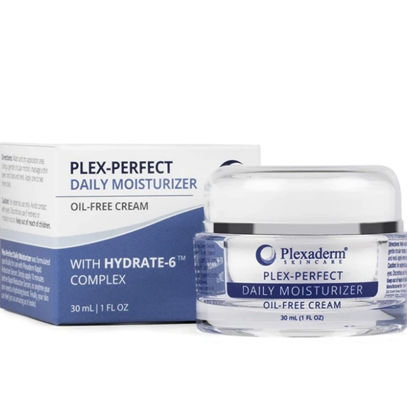 Plexaderm Rapid Reduction Serum Plex-Perfect Daily Moisturizer Oil-free Cream - Picture 10 of 14
